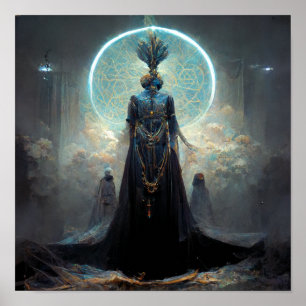 Alien Fae 3 Fantasy Sci-Fi Poster