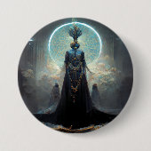 Alien Fae 3 Fantasy Sci-Fi Ronde Button 7,6 Cm (Voorkant)
