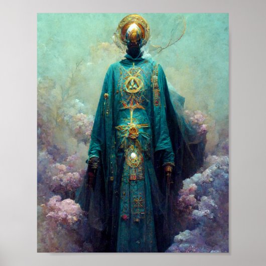 Alien Fae 5 Fantasy Sci-Fi Art Poster (Voorkant)