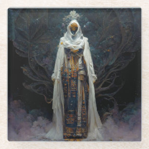 Alien Fae Fantasy Sci-Fi Glazen Onderzetter