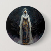 Alien Fae Fantasy Sci-Fi Ronde Button 7,6 Cm (Voorkant)