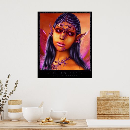 Alien Fae Poster (Keuken)