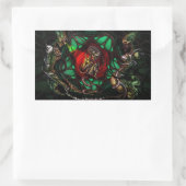 Alien Family Decal Rechthoekige Sticker (Tas)