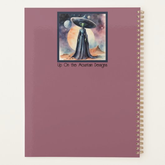 Alien Fantasy Planner (Achterkant)