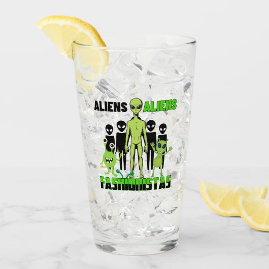 Alien fashionistas.w glas (Voorkant ijs)