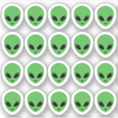 Alien Feest Decoraties Ruimtevaartuig Bujo Planner Sticker (Voorkant)