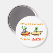 Alien Fender Bender Magnet (Voorkant / Achterkant)