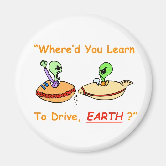 Alien Fender Bender Magnet (Voorkant)