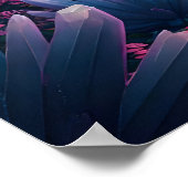 Alien Figure loopt naar een verre planeet van Star Poster (Hoek)