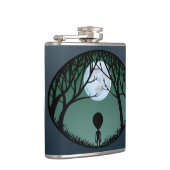 Alien Flask Alien Gray Drink Flasks personaliseren Heupfles (Rechts)