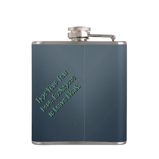 Alien Flask Alien Gray Drink Flasks personaliseren Heupfles (Achterkant)