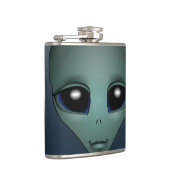 Alien Flask Alien Gray Drink Flasks personaliseren Heupfles (Rechts)