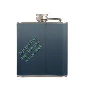 Alien Flask Alien Gray Drink Flasks personaliseren Heupfles (Achterkant)