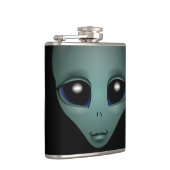 Alien Flask Alien Gray Drink Flasks personaliseren Heupfles (Rechts)