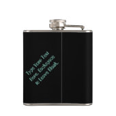 Alien Flask Alien Gray Drink Flasks personaliseren Heupfles (Achterkant)
