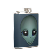 Alien Flask Alien Gray Drink Flasks personaliseren Heupfles (Rechts)