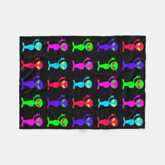 Alien Fleece Deken (Voorkant (Horizontaal))