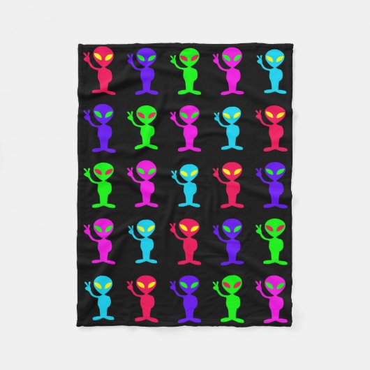 Alien Fleece Deken (Voorkant)