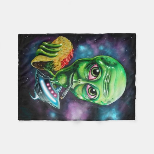 Alien Fleece Deken (Voorkant (Horizontaal))