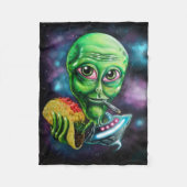 Alien Fleece Deken (Voorkant)