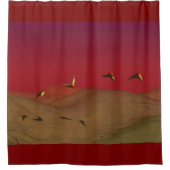 Alien Flight Douchegordijn (Voorkant)