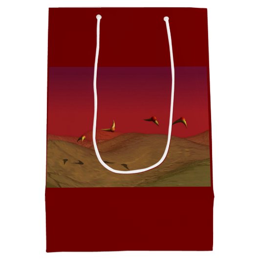 Alien Flight Medium Cadeauzakje (Achterkant)