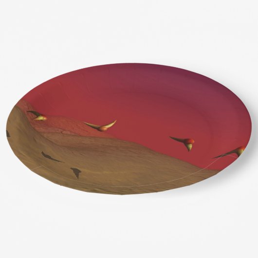 Alien Flight Papieren Bordje (Gekanteld)