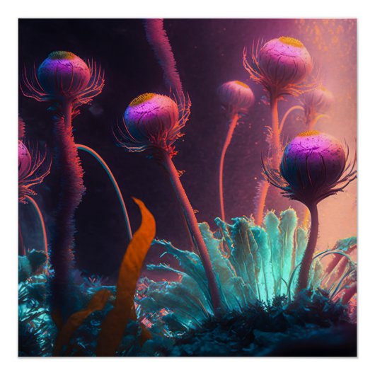 Alien Flowers Perfect Poster (Voorkant)