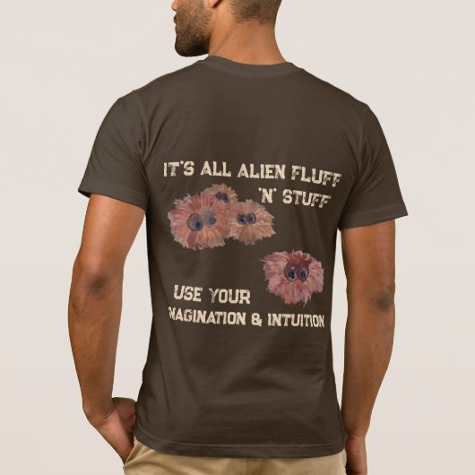 Alien Fluff n Stuff T-Shirt (Achterkant)