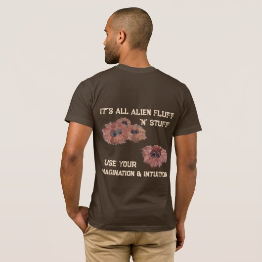 Alien Fluff n Stuff T-shirt (Achterkant volledig)
