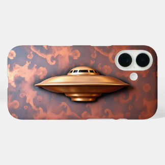 ALIEN FLYING SAUCER iPhone 16 HOESJE