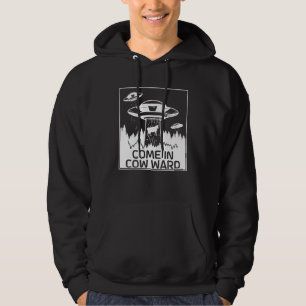 Alien for Men Area 51 Space Head Green Ufo 2 Hoodie