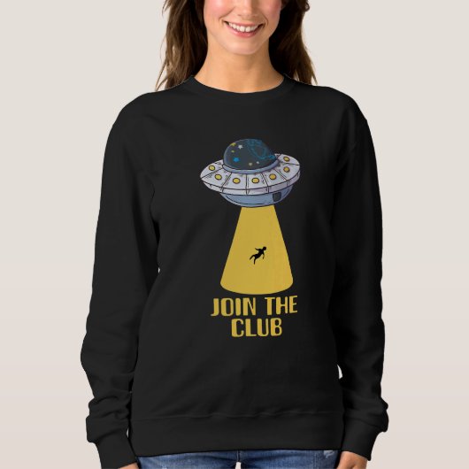 Alien for Men Head Green Ufo Area 51 Space Trui (Voorkant)