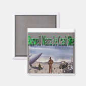 Alien foto nieuwe kopie magneet (Voorkant / Achterkant)