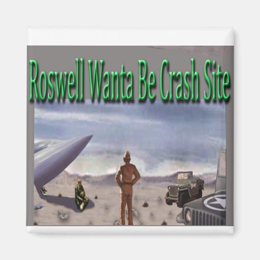 Alien foto nieuwe kopie magneet (Voorkant)