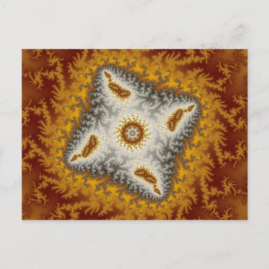 Alien - Fractal Briefkaart (Voorkant)