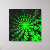 Alien Fractal Burst Canvas Afdruk (Voorkant)