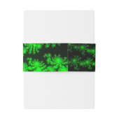 Alien Fractal Burst Uitnodigingen Wikkel (Achterkant Voorbeeld)