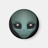 Alien Fridge Magnet — buitenaardse geschenken en d (Voorkant)