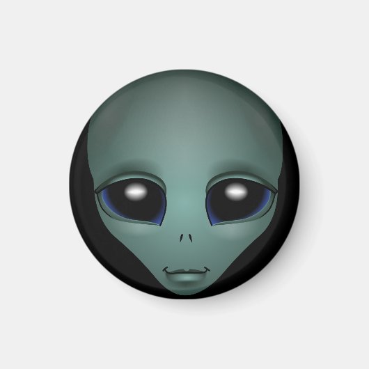 Alien Fridge Magnet — buitenaardse geschenken en d (Voorkant)
