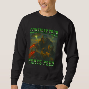 Alien Funny Sci-Fi Beschouw Uw Broek Peed Fles Trui