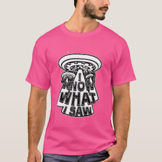 Alien Funny Tshirt Ik Weet Wat Ik Zag Ufo Shirt