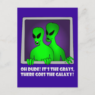 ALIEN GALAXY-5 BRIEFKAART