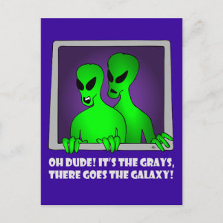 ALIEN GALAXY-5 BRIEFKAART