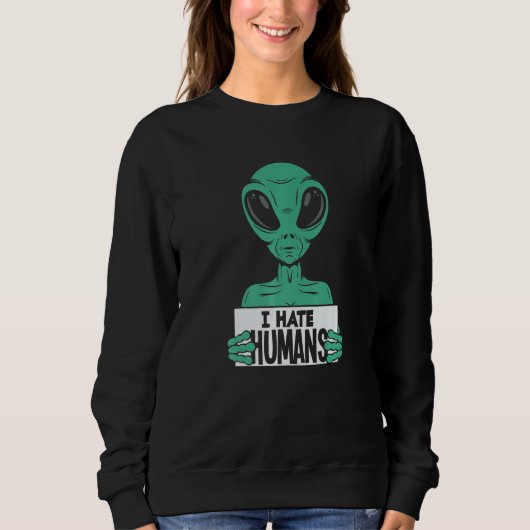 Alien Galaxy Ufo fan Sifi-strooppen. Pr Trui (Voorkant)