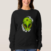 Alien Galaxy Ufo fan Sifi style streetwear top  (Voorkant)