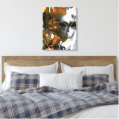 "Alien" Galerij verpakt Canvas Schilderij Print (Insitu (Slaapkamer))
