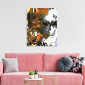 "Alien" Galerij verpakt Canvas Schilderij Print (Insitu (Woonkamer))