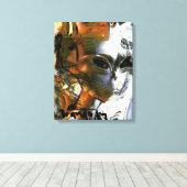 "Alien" Galerij verpakt Canvas Schilderij Print (Insitu (Houten vloer))