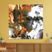 "Alien" Galerij verpakt Canvas Schilderij Print (Insitu (Woonkamer))